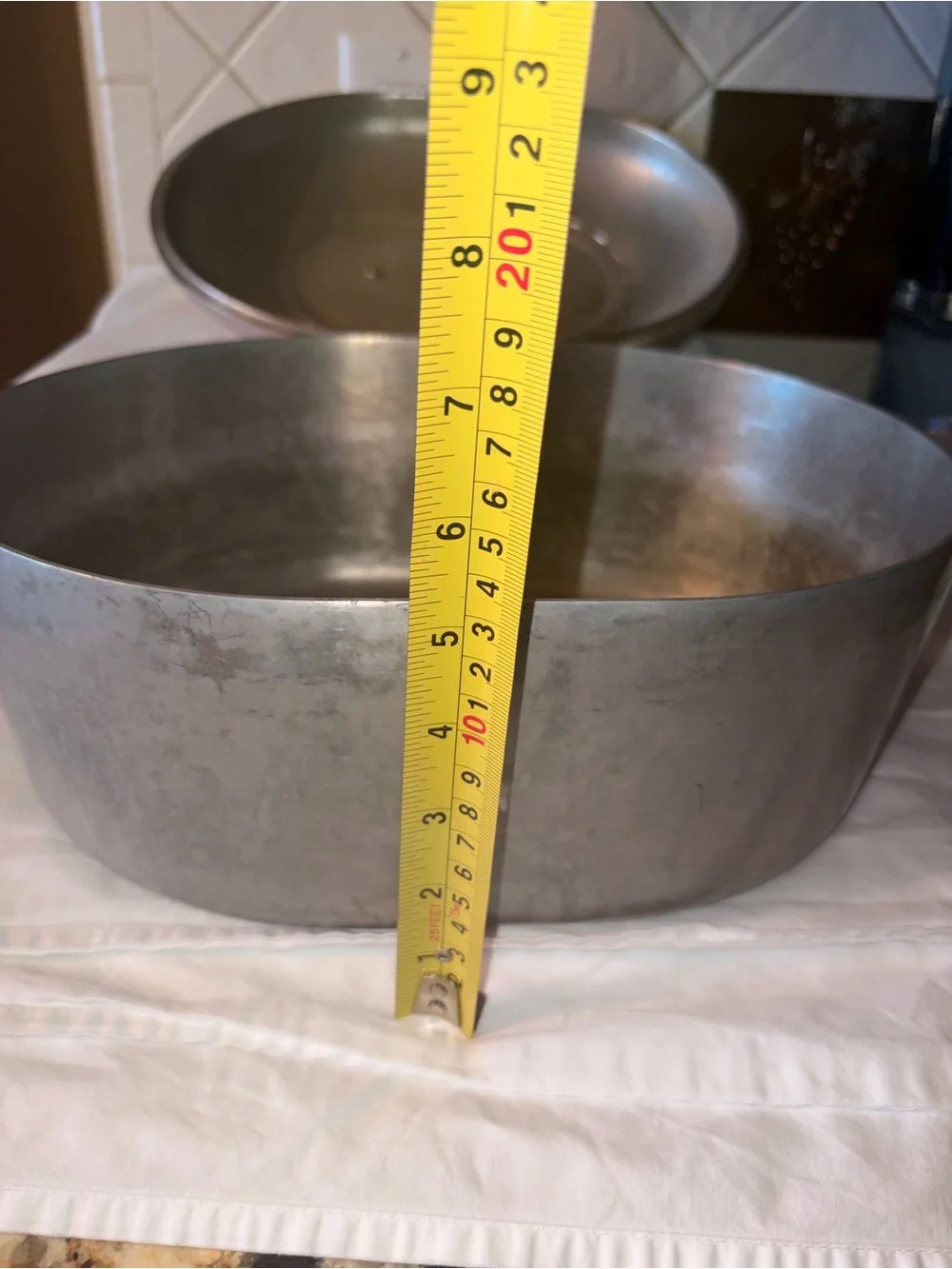 Vtg Wagner Ware Sidney -O- Magnalite 4265-P oval roaster (8- quart) With trivet